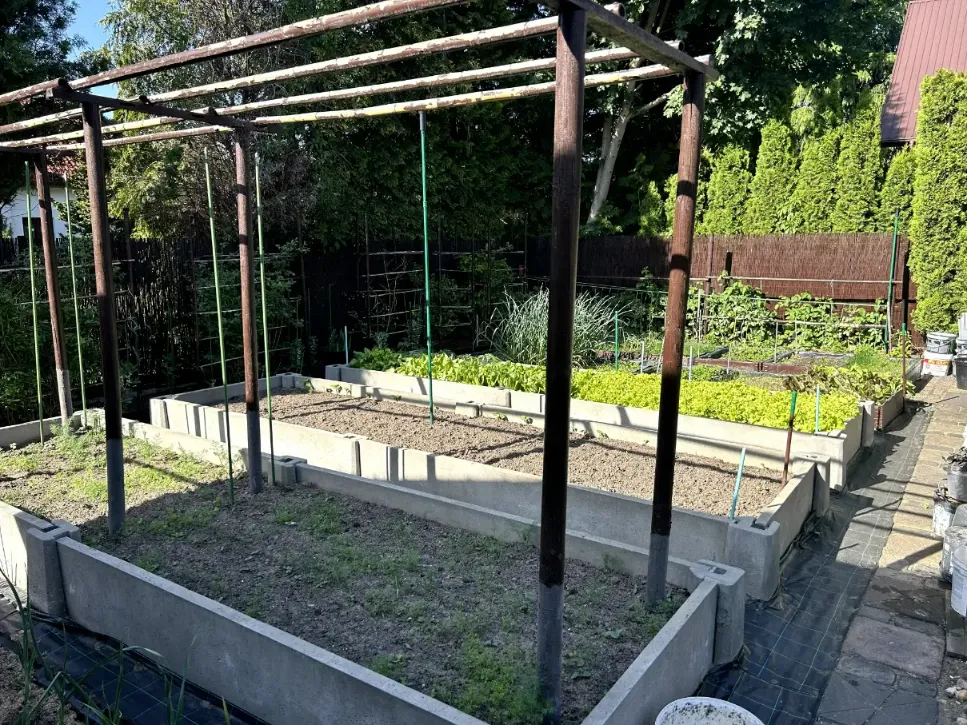 Wykonana konstrukcja przydomowej pergoli